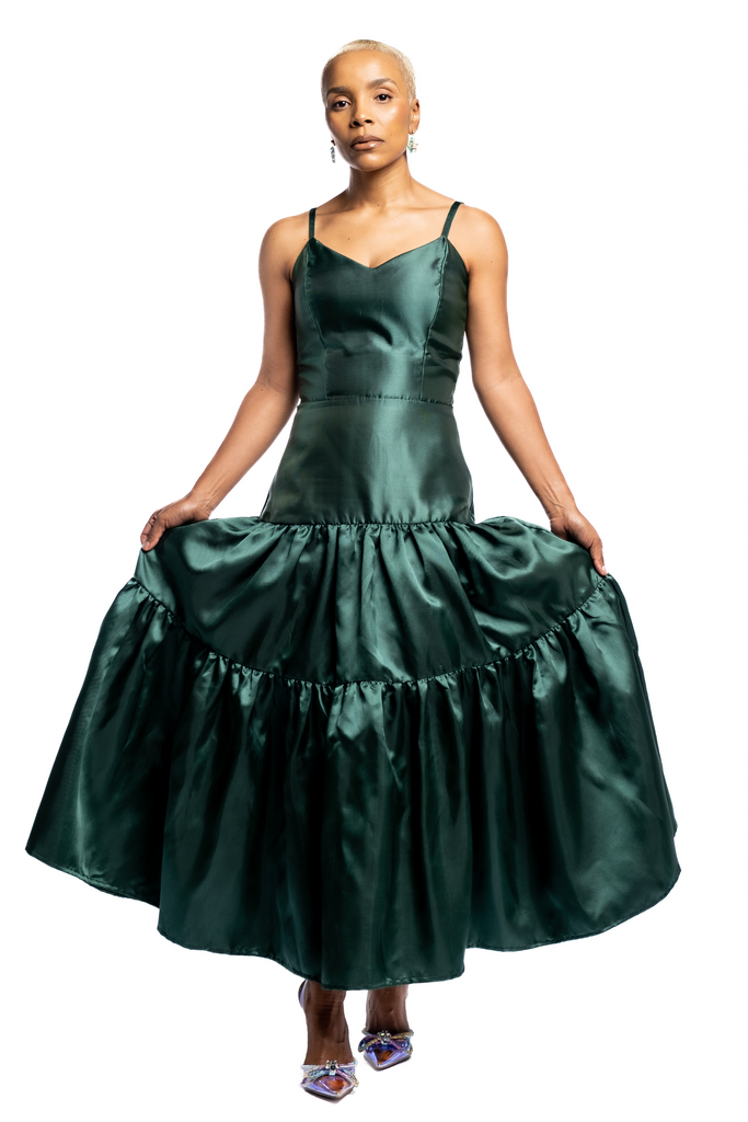 Annabelle Pine Green Dress