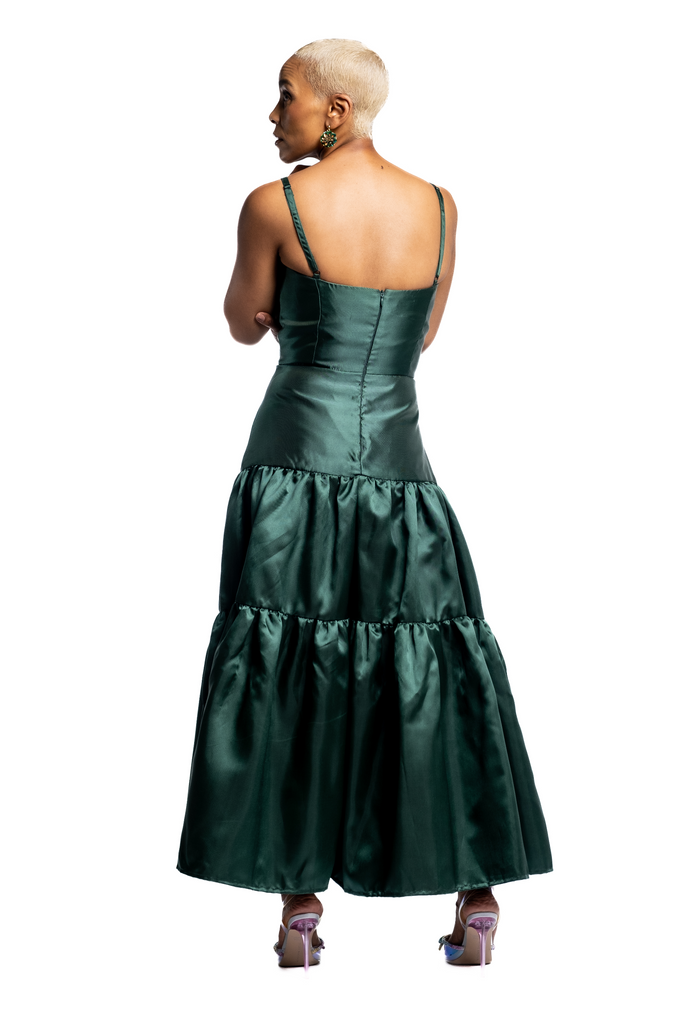 Annabelle Pine Green Dress